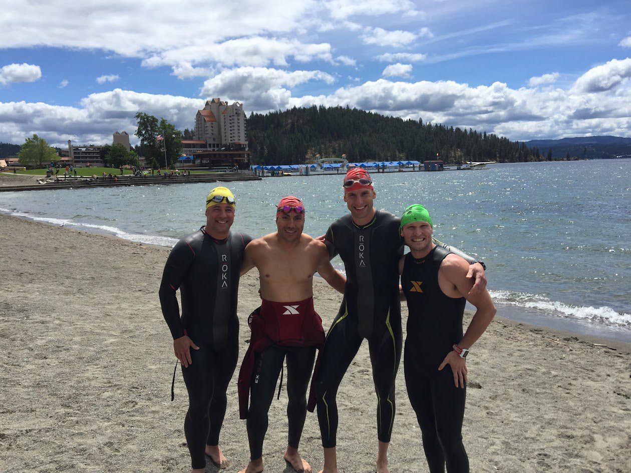 IRONMAN COEUR D'ALENE Swim with SLTC members