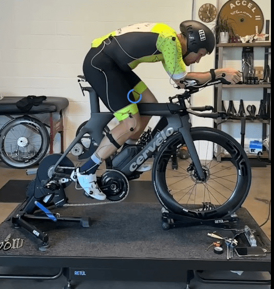 Rory Duckworth getting a Professional Bike fit